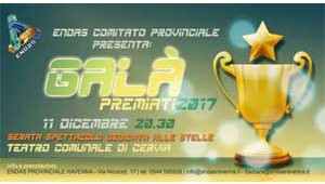 Endas Comitato Provinciale di Ravenna presenta “Galà premiati 2017″